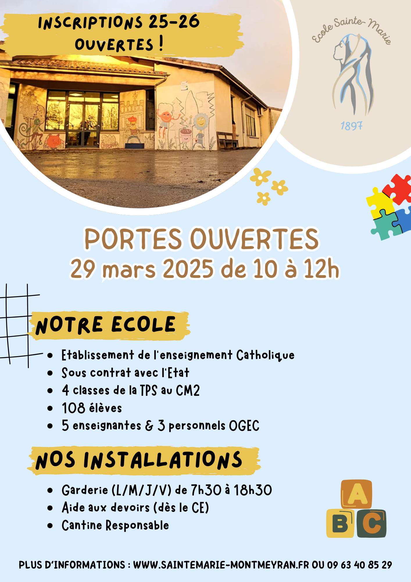 ✨🏫 Portes Ouvertes de Notre École – Venez Découvrir Notre Univers ! 🏫✨